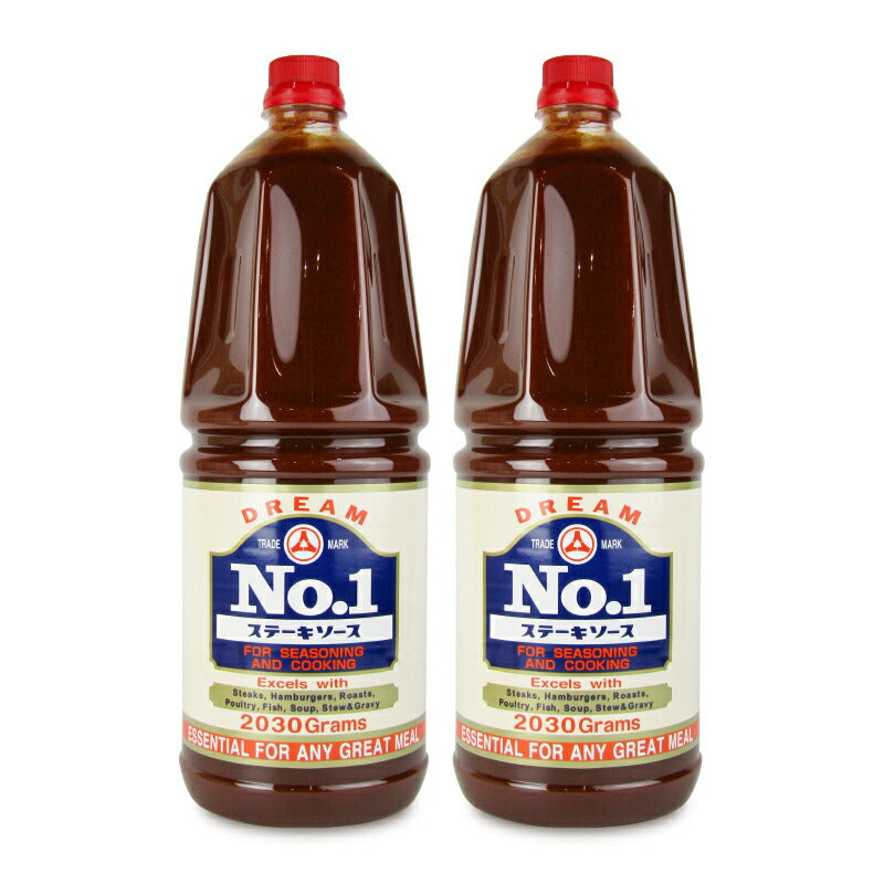 【マラソン限定！最大2200円OFFクーポン配布中！】《送料無料》木戸食品ドリームNo.1ステーキソース2030g×2本