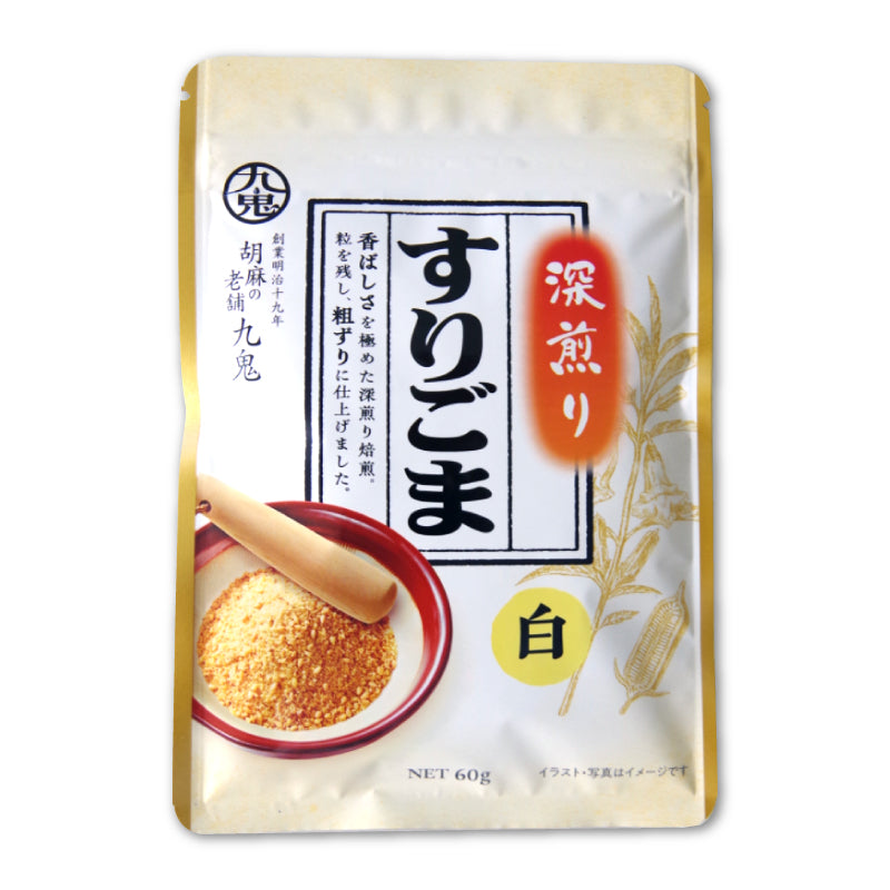 九鬼産業  深煎り すりごま白  60g