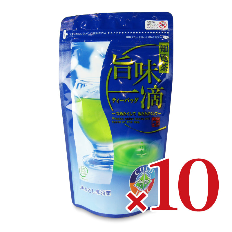 JAかごしま茶業 知覧茶旨味一滴ティーバッグ 4g×20P – にっぽん