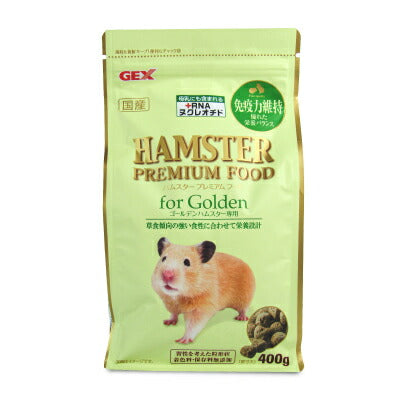 ジェックスハムスタープレミアムフードゴールデン専用400g