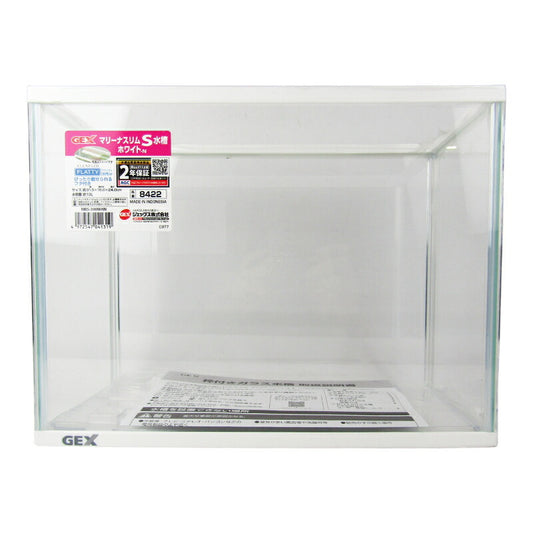 【マラソン限定!!最大2000円OFFクーポン配布中!!】GEXジェックスマリーナスリムS水槽ホワイトMRS-300WH-N