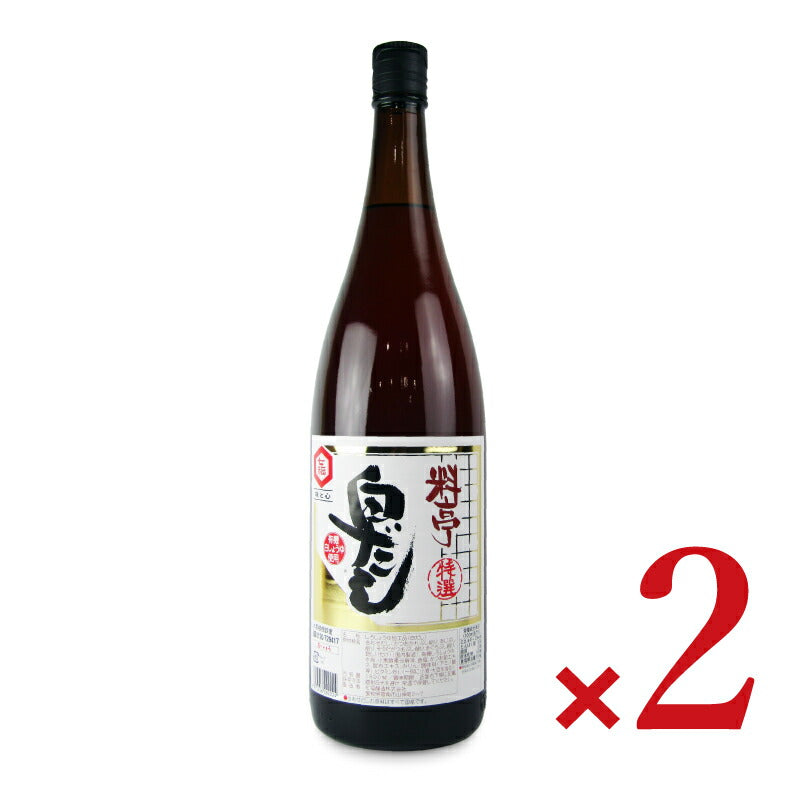 【マラソン期間限定!!最大2000円OFFクーポン配布中!!】《送料無料》七福醸造特選料亭白だし1.8L×2本
