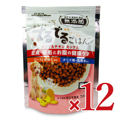 《送料無料》ドギーマンハヤシまいにちでるでるごはん皮膚・被毛とお腹の健康ケア200g×12個ケース販売