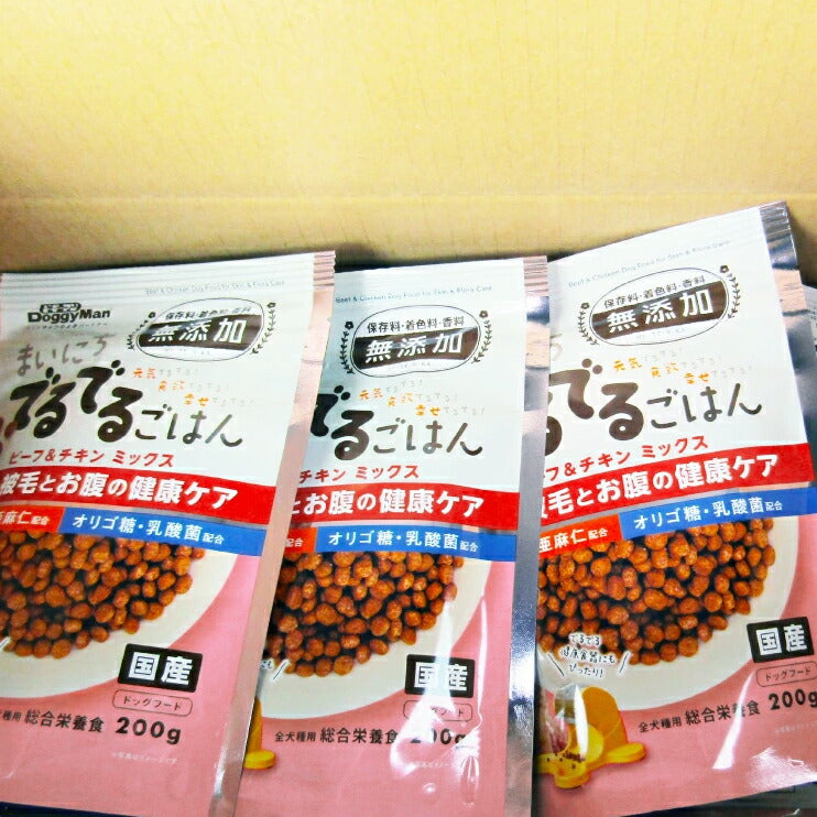 《送料無料》ドギーマンハヤシまいにちでるでるごはん皮膚・被毛とお腹の健康ケア200g×12個ケース販売