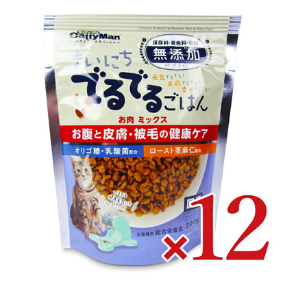 《送料無料》ドギーマンハヤシまいにちでるでるごはんお腹と皮膚・被毛の健康ケア200g×12個ケース販売