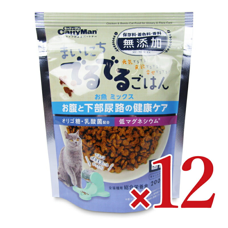 《送料無料》ドギーマンハヤシまいにちでるでるごはんお腹と下部尿路の健康ケア200g×12個ケース販売