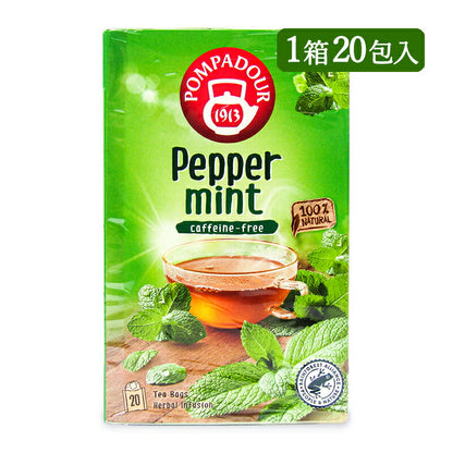 【スーパーSALE限定！最大2000円OFFクーポン配布中】ポンパドールペパーミントハーブティーティーバッグ20p日本緑茶センター