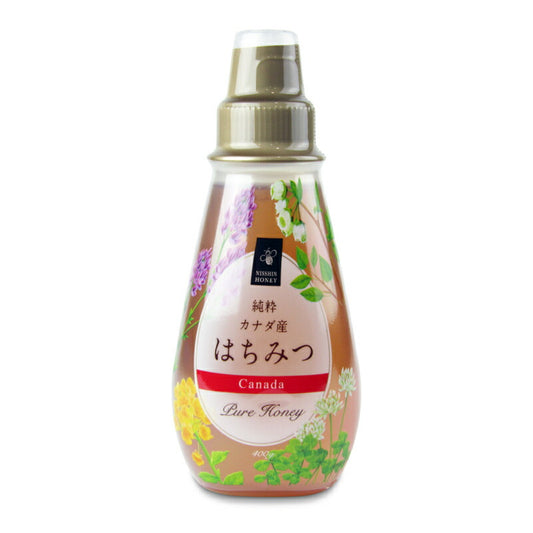 【マラソン限定!最大2160円OFFクーポン配布中!】日新蜂蜜純粋カナダ産はちみつ400g