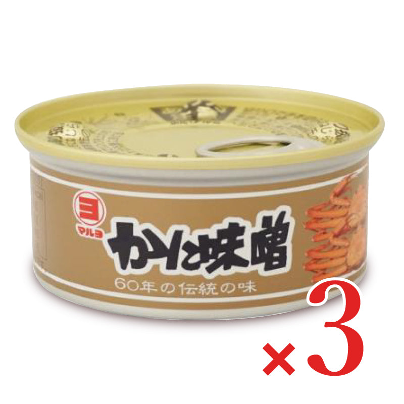 マルヨ食品 かに味噌 缶詰 100g