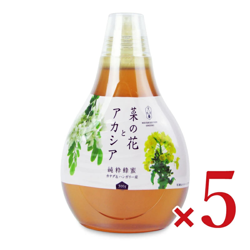 水谷養蜂園 カナダ＆ハンガリー産はちみつ 500g