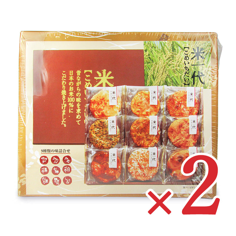 《送料無料》丸彦製菓米一代22枚×2箱お煎餅