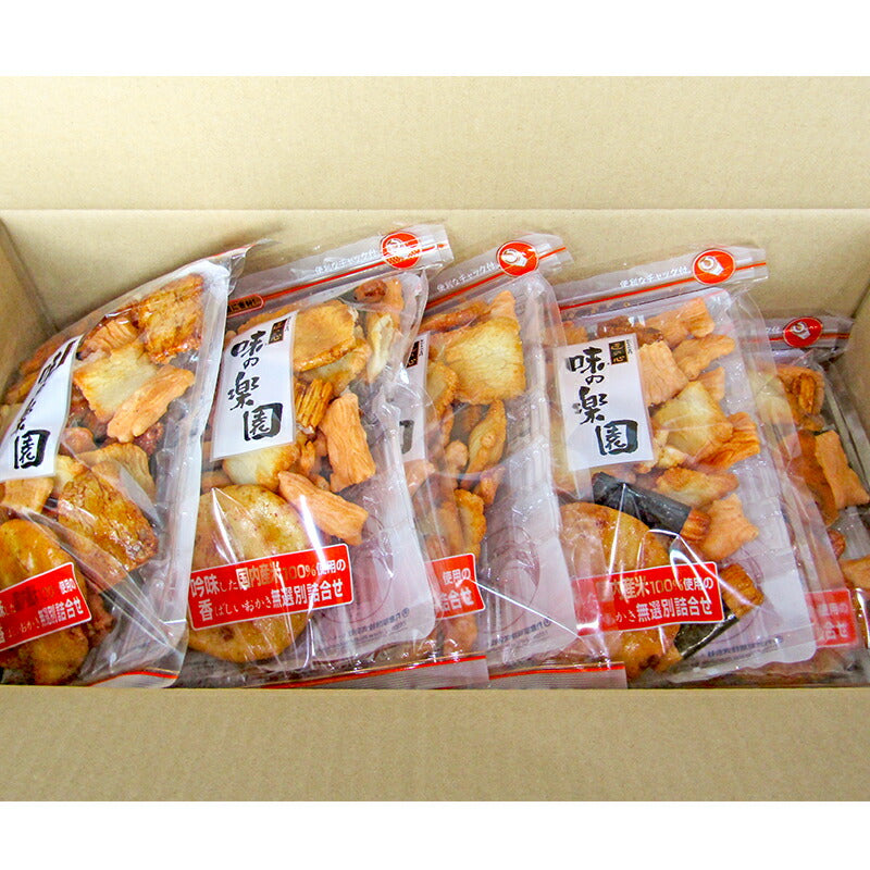 《送料無料》丸彦製菓味の楽園230g×10個ケース販売お煎餅