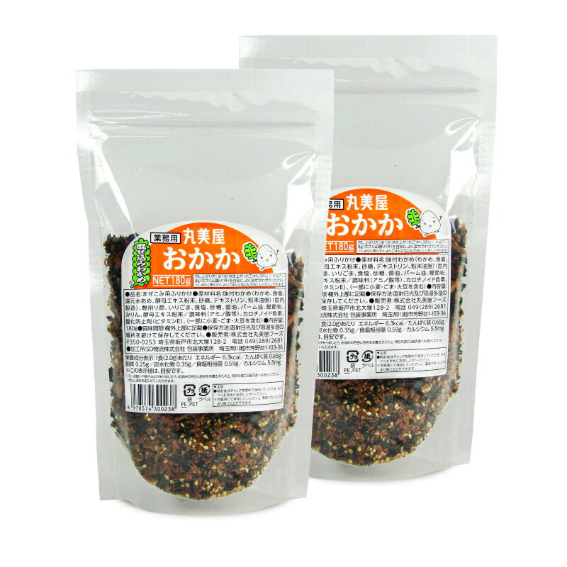 丸美屋フーズ混ぜ込みわかめおかか180g業務用