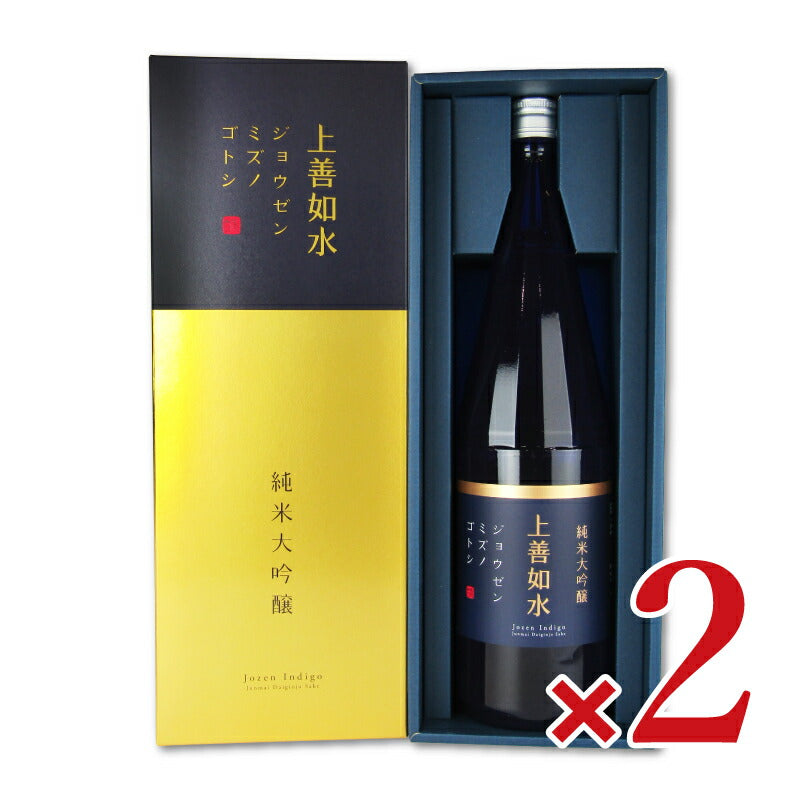 白瀧酒造 上善如水 純米大吟醸 1.8L – にっぽん津々浦々｜本店