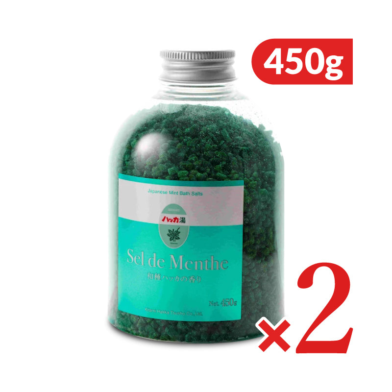 セルデバンフーカス (入浴剤) 北見 ハッカ湯 Sel de Menthe （セル・デ・メンタ） 450g お徳用 入浴