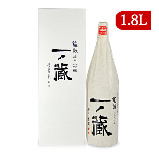 《送料無料》一ノ蔵純米大吟醸笙鼓1.8L淡麗辛口