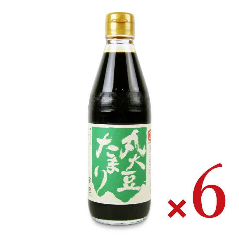 《送料無料》丸又商店丸大豆たまり360ml×6本