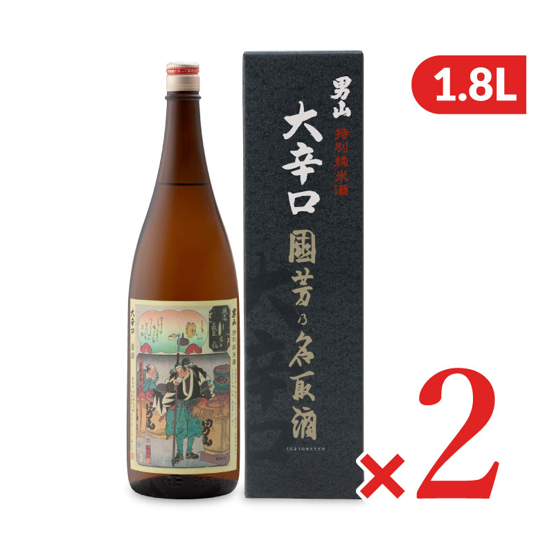 男山 特別純米 清酒 「国芳乃名取酒」 1.8L 化粧箱入り – にっぽん