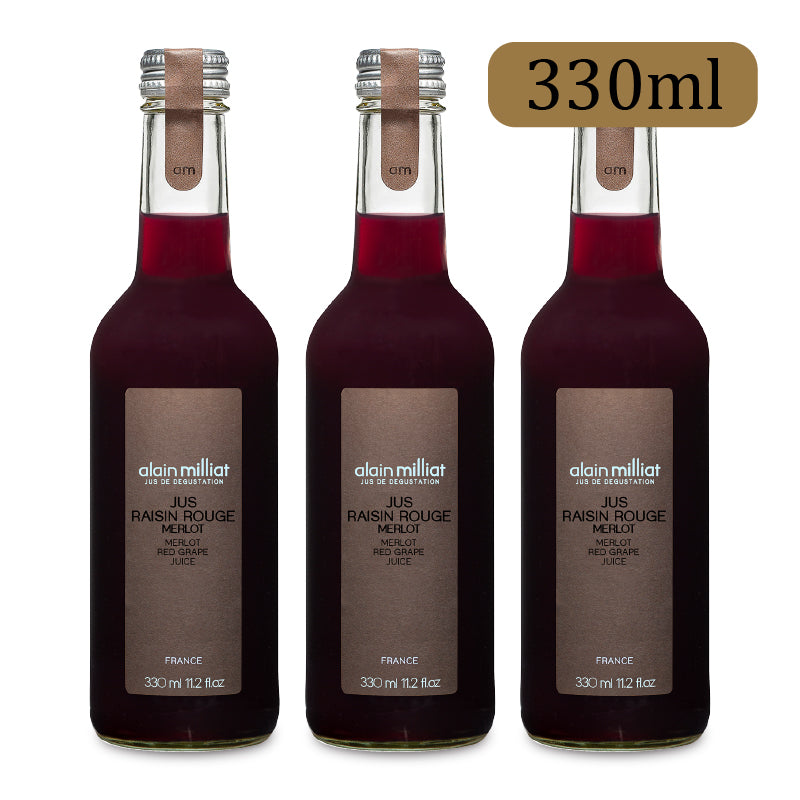 アルカン アランミリア メルロー種 赤グレープ ジュース 330ml [alain milliat]