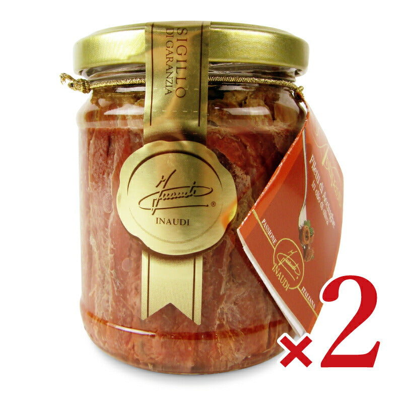 【マラソン限定!最大2000円OFFクーポン配布中!】《送料無料》地中海フーズイナウディアンチョビフィレ190g×2個