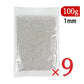 《メール便で送料無料》パイオニア企画アラザン1mmお徳用100g×9袋シルバー