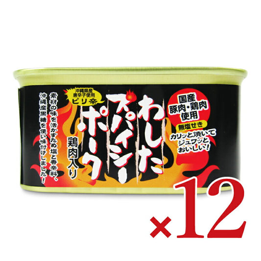 【スーパーSALEで使える!最大2000円OFFクーポン配布中!】《送料無料》わしたスパイシーポークJAPAN200g×12個ケース販売