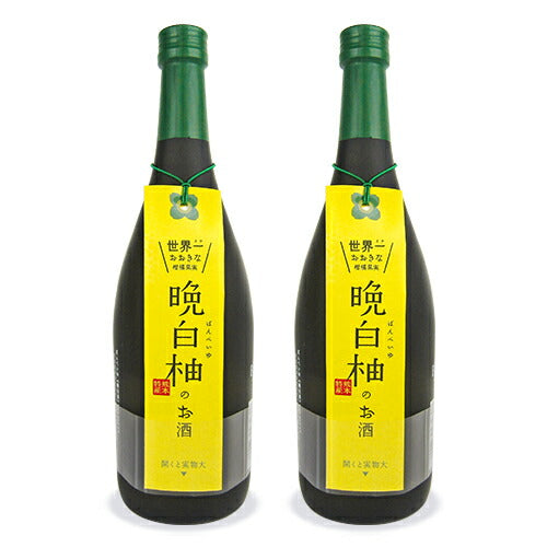 《送料無料》堤酒造晩白柚のお酒720ml×2本リキュール瓶