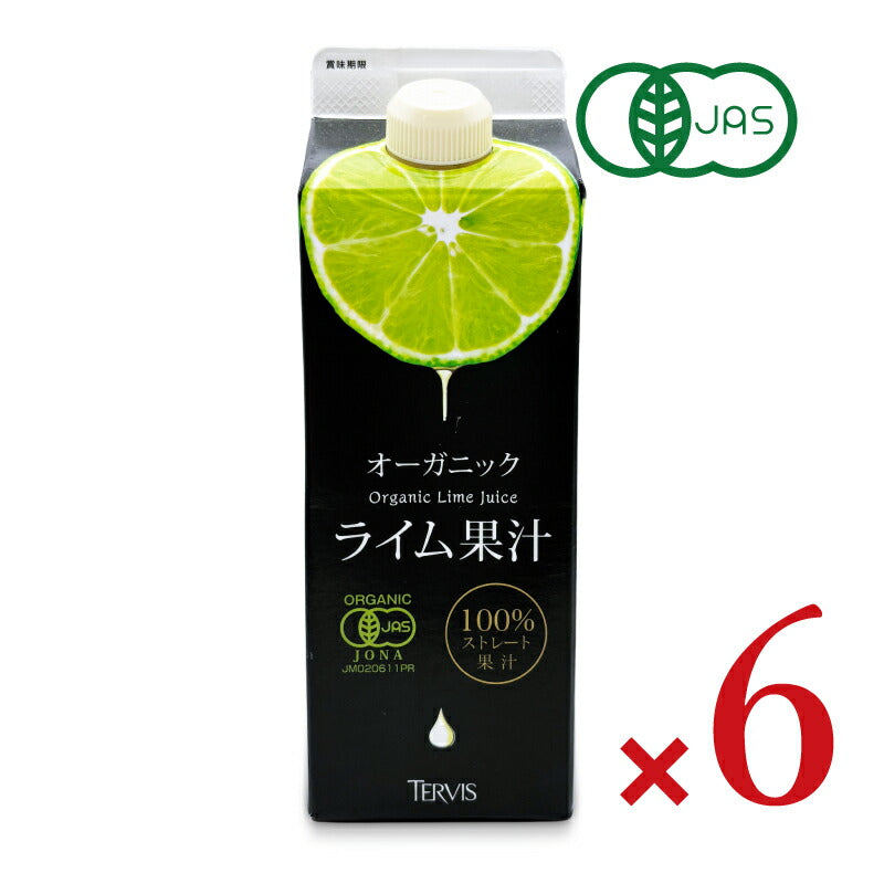 テルヴィス 有機ライム果汁 紙容器 500ml