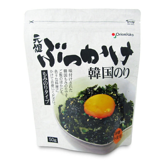 オリオンジャコーぶっかけ韓国のりもみのり50g
