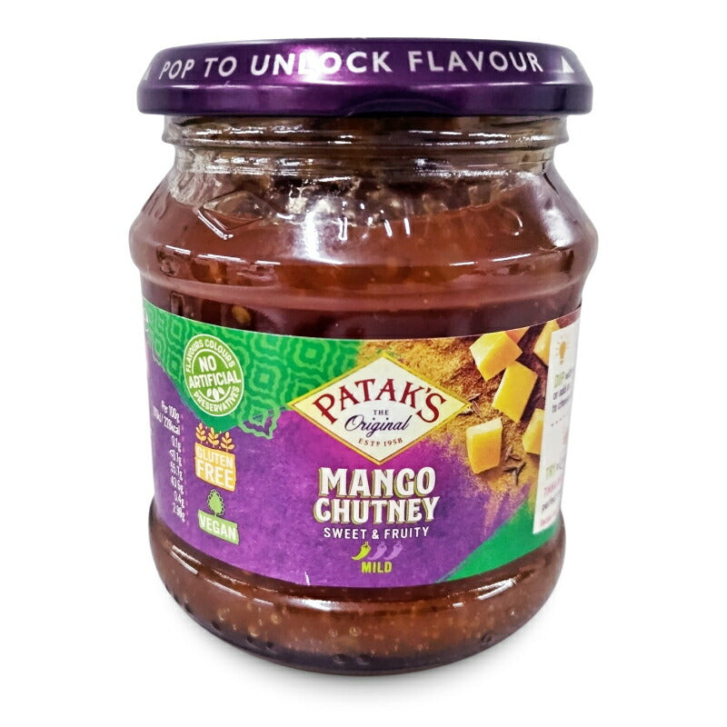 【マラソン期間限定!!最大2000円OFFクーポン配布中!!】パタックスマンゴーチャツネ340g