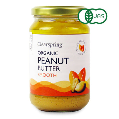 【最大2000円OFFクーポン配布中!!】クリアスプリング有機ピーナッツバター・スムース350g有機JAS【マラソン～4/1101:59まで！】