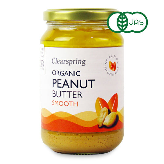 【最大2000円OFFクーポン配布中!!】クリアスプリング有機ピーナッツバター・スムース350g有機JAS【マラソン～4/1101:59まで！】