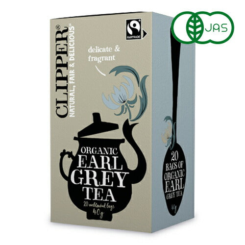 クリッパーオーガニックフェアトレードティーアールグレイティーバッグ紅茶20P有機JAS鈴商