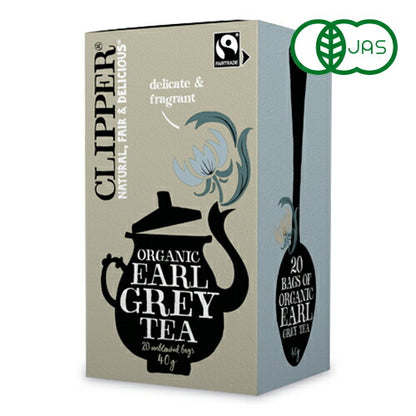 クリッパーオーガニックフェアトレードティーアールグレイティーバッグ紅茶20P有機JAS鈴商