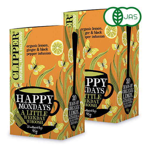 クリッパー オーガニック ハーブティー ハッピーマンデー ティーバッグ 紅茶 20P カフェインフリー 鈴商 有機JAS