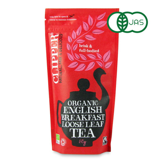 クリッパーO.フェアトレードルーズリーフティーイングリッシュBF80g有機JAS