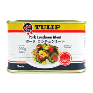 明治屋 TULIP チューリップ ランチョンミート 缶 200g – にっぽん