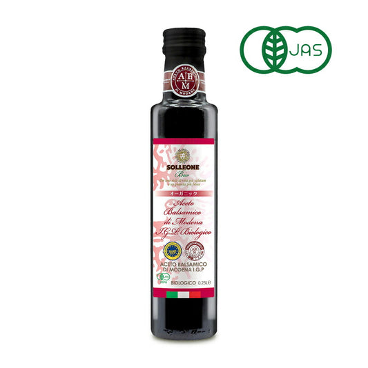 【マラソン限定クーポン発行中！】日欧商事ソル・レオーネ・ビオオーガニックバルサミコ酢レッドラベル250ml有機JAS