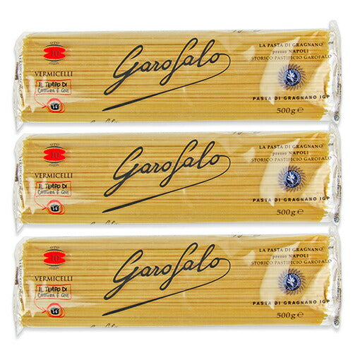 明治屋ガロファロヴェルミチェッリ500g×3袋スパゲッティ2.2mm