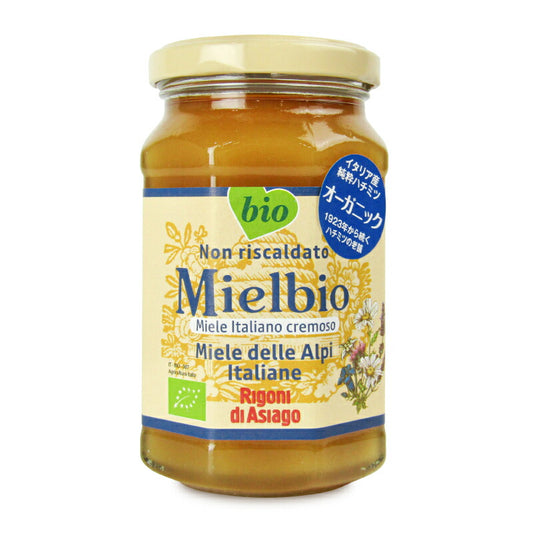 【マラソン限定!最大2200円OFFクーポン配布中!】ミエルビオオーガニックイタリアンアルプスハニー300g