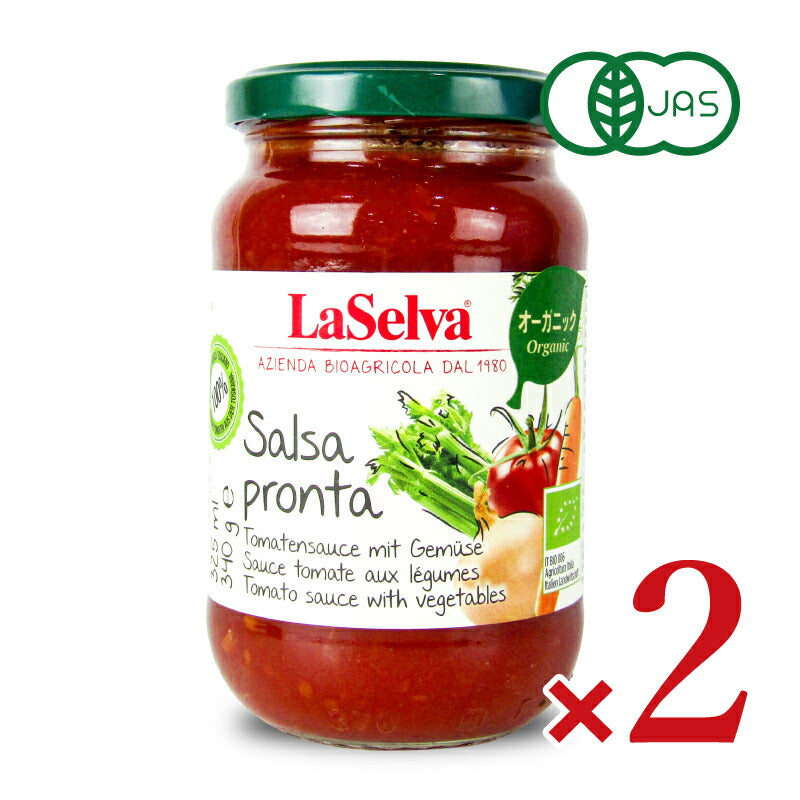 ラセルバオーガニックパスタソーストマト340g有機JAS