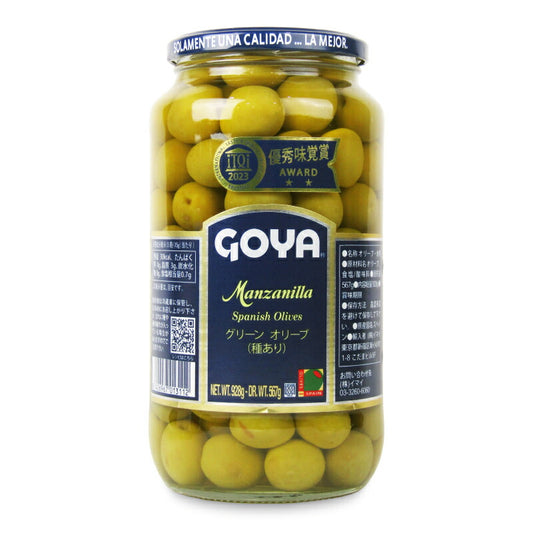 【マラソン限定!最大2000円OFFクーポン配布中!】GOYAゴヤグリーンオリーブ(種あり)928g