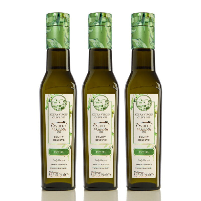 カスティージョ・デ・カネナファミリーレゼルブエキストラバージンオリーブオイル＜ピクアル種＞250ml（227g）×3本