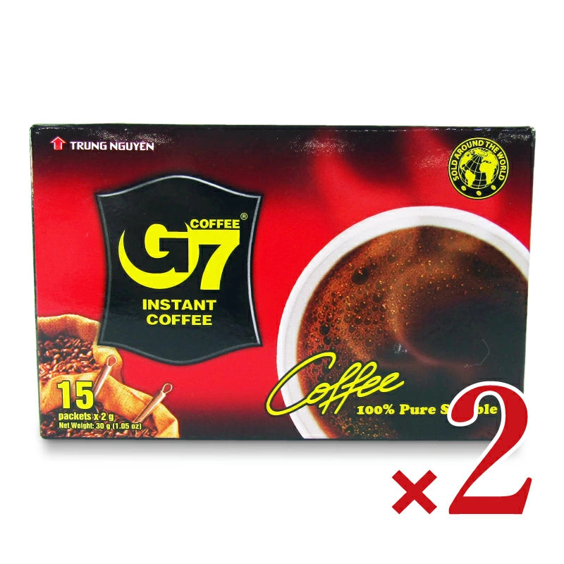 G7 インスタントベトナムコーヒー ブラックコーヒー 2g×15袋