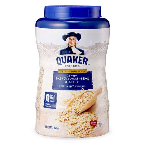 【マラソン限定！最大2000円OFFクーポン配布中】クエーカーオールドファッションオートミール1.2kg