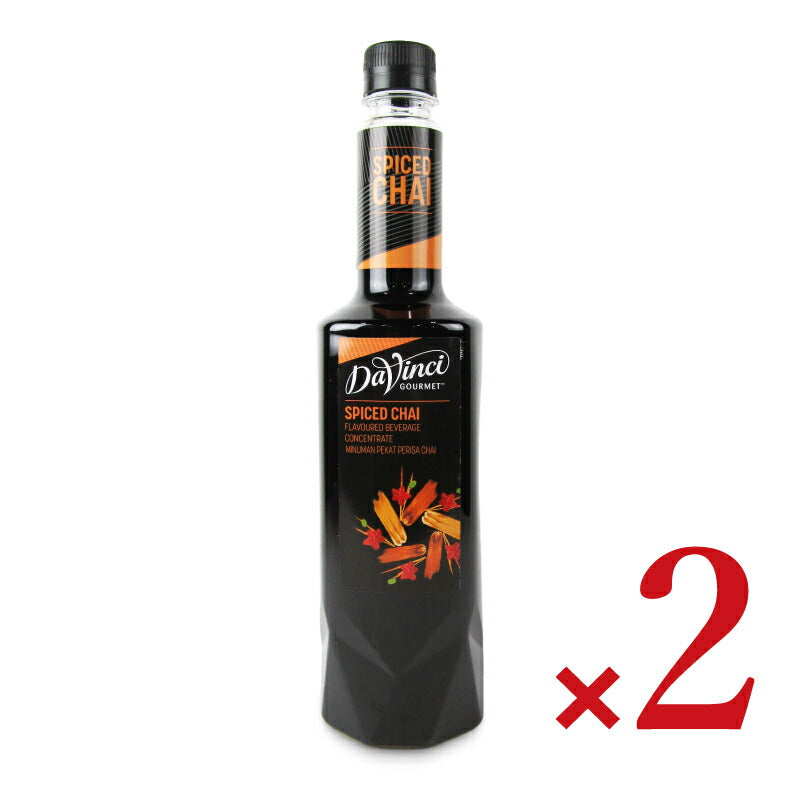 【マラソン期間限定!!最大2000円OFFクーポン配布中!!】《送料無料》ダヴィンチグルメチャイティーコンク750ml×2本