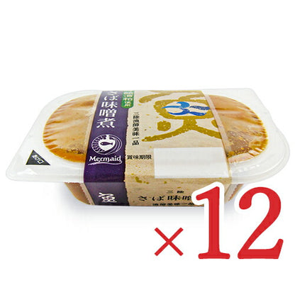 【スーパーSALE限定！最大2,000円OFFクーポン配布中】阿部長商店吟醸酒粕使用さば味噌煮100g×12個セットケース販売