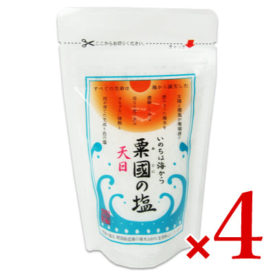 《メール便で送料無料》沖縄海塩研究所粟國の塩天日100g×4袋