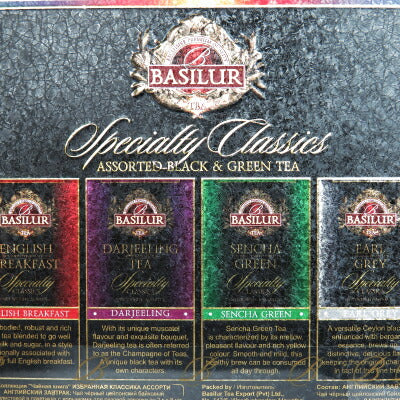 バシラーティー BASILUR TEA  バシラーティースペシャルティクラシックアソートブック 60g
