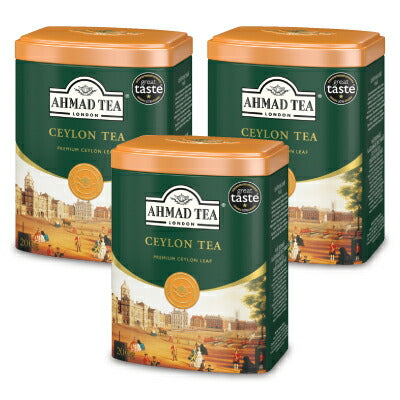 富永貿易 AHMAD TEA 紅茶 セイロン リーフティー200g 缶